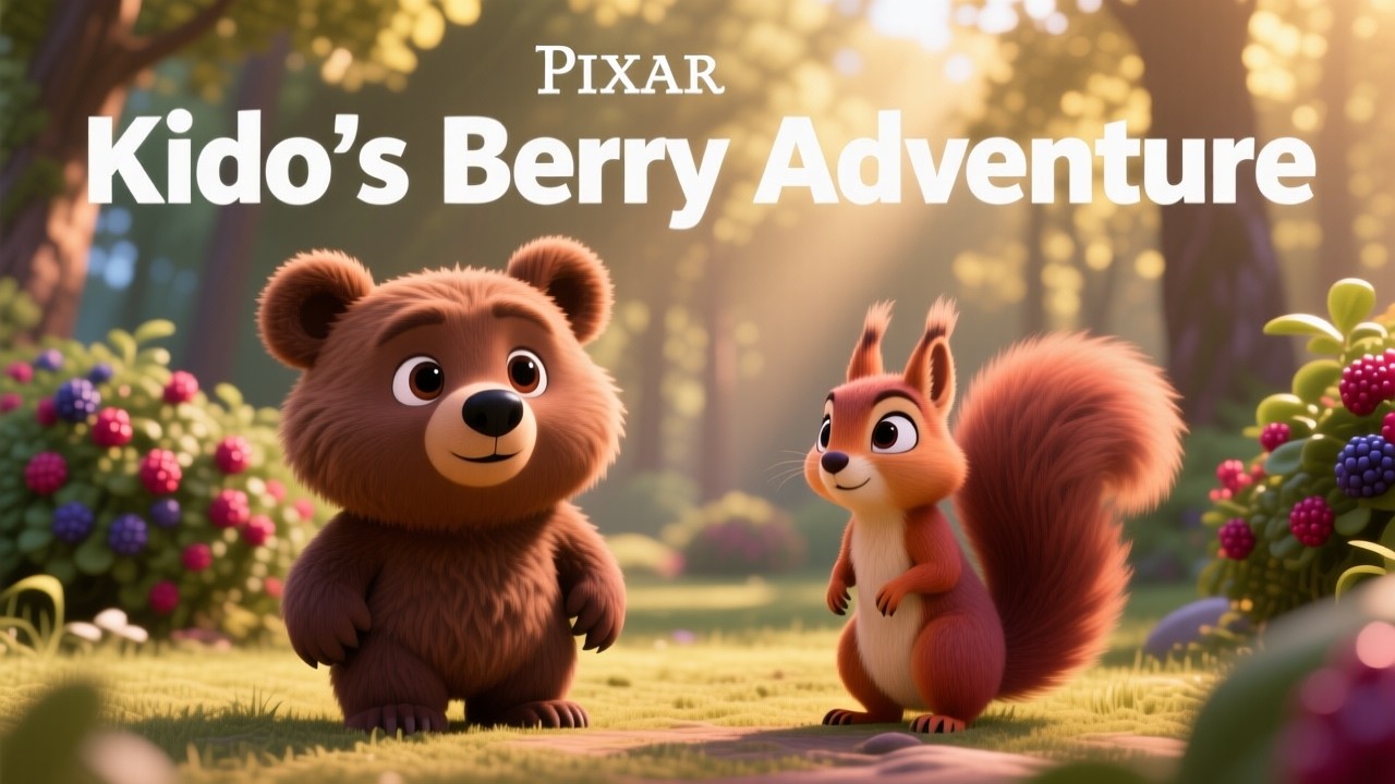 The Little Bear’s Berry Adventure 🐻🍓 | Bedtime Story for Kids