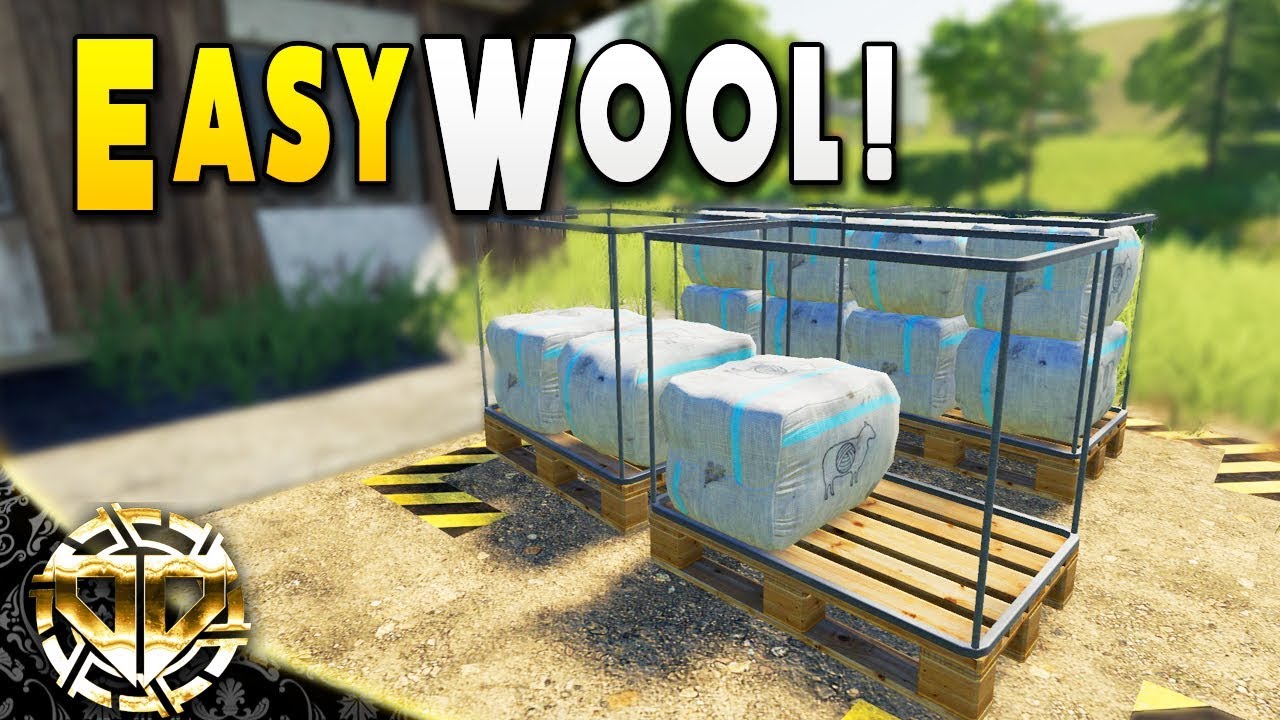 EASY WOOL : SHEEP WOOL PALLETS FOR QUICK CASH - Farming Simulator 19 Gameplay - Mod Showcase