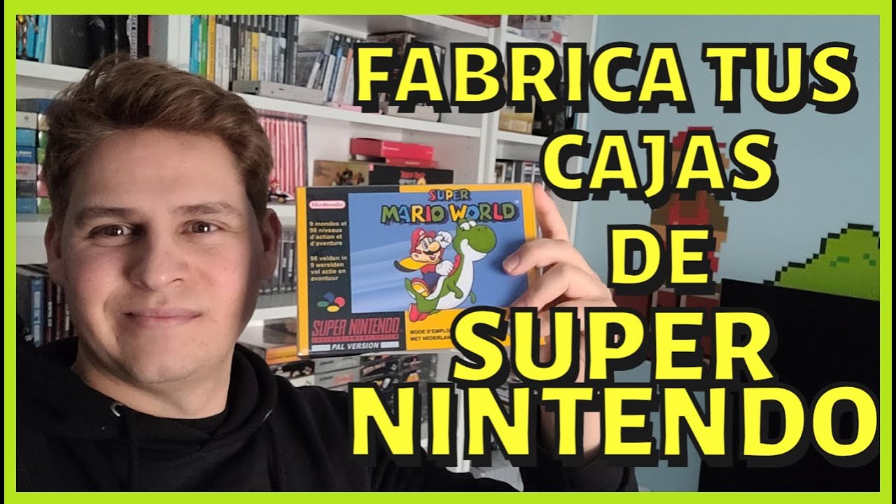 COMO HACER CAJAS DE SUPER NINTENDO PROFESIONALES DE FORMA FÁCIL Y BARATA