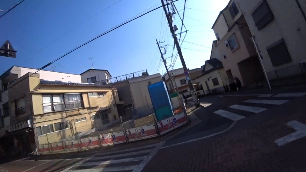 【足立区マニアック】本木一丁目扇大橋IC付近から荒川土手沿いを進み、西新井橋を左折、関原の朝日信用金庫を右折し、旧マルエツ現オリンピック関原店までサイクリング🚴‍♀️サムネは更地になった平沢呉服店👘