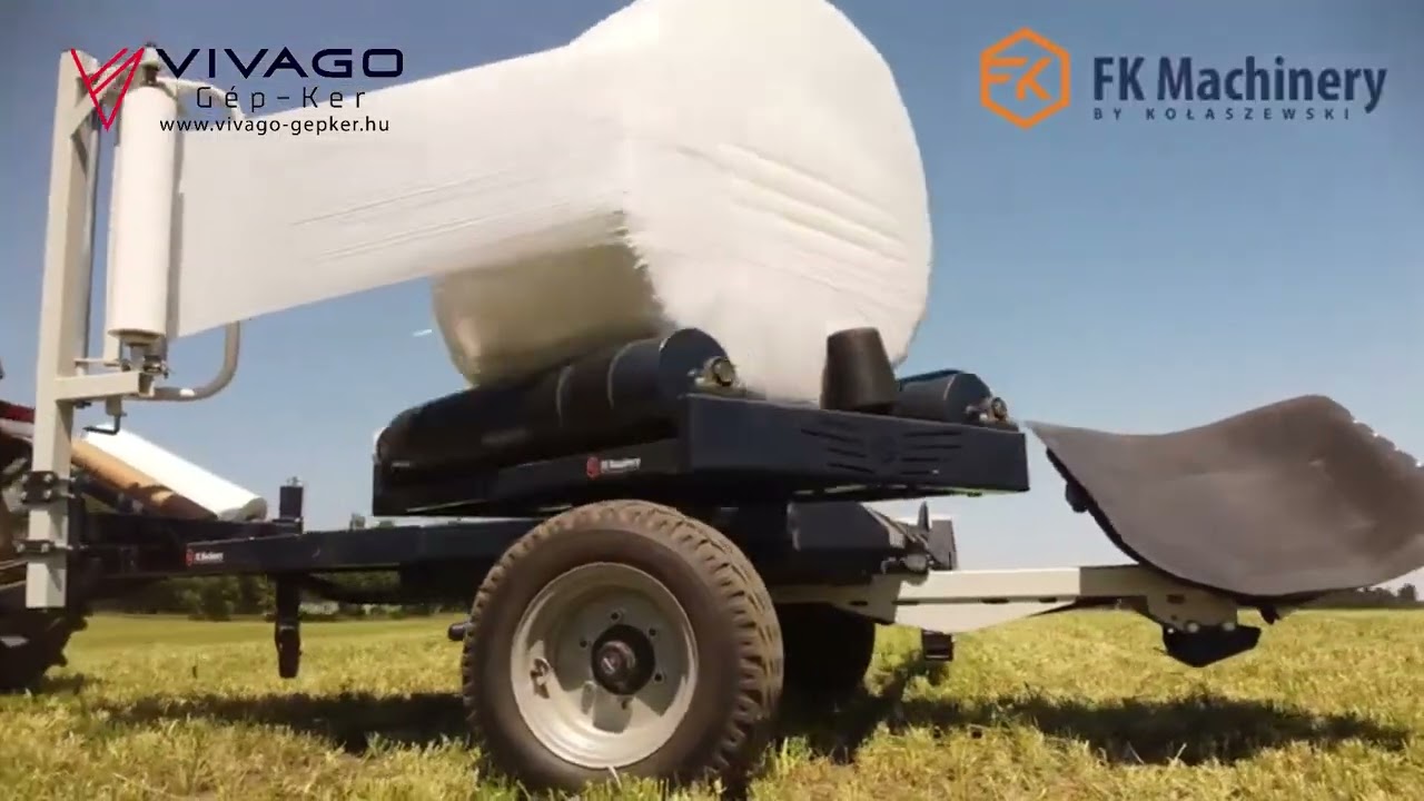 Önrakodó vontatott bálacsomagoló – FK Machinery OW3