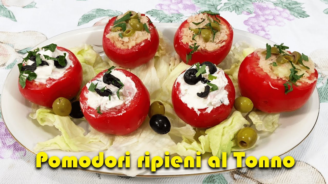 POMODORI🍅🍅RIPIENI freschi al TONNO e...