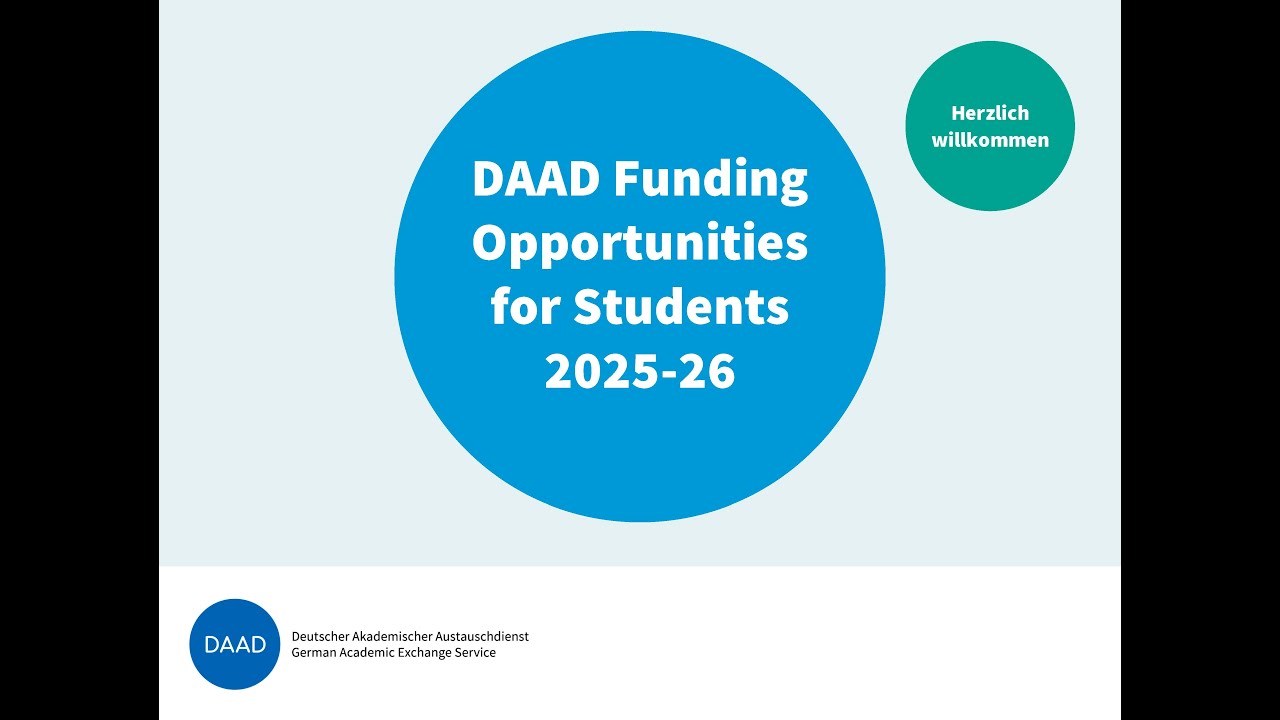 DAAD Funding for Study, Internship, and Research in Germany