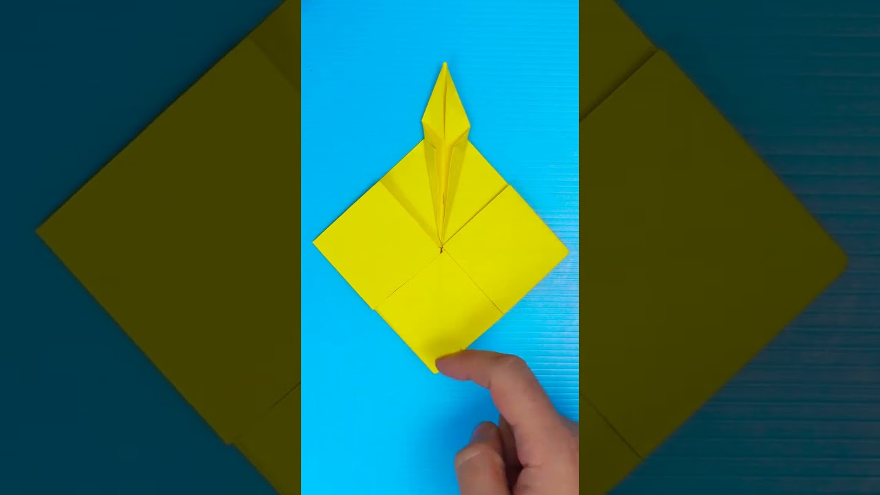 Last Minute Gift for Mom! 😅 Origami Flower DIY 🌸 #shorts #DIYkids