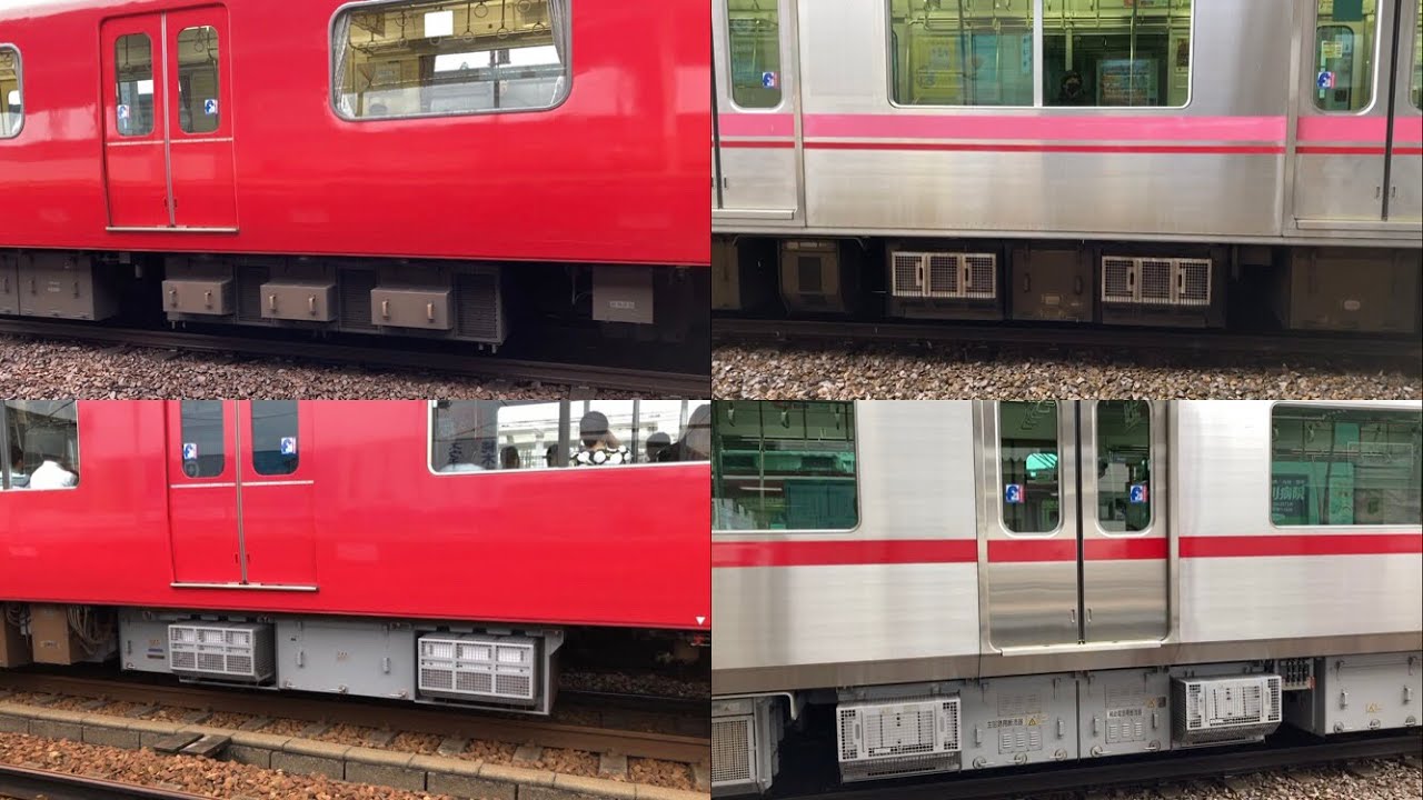 名鉄・歴代VVVF車19形式加速シーン集 / Meitetsu VVVF sound