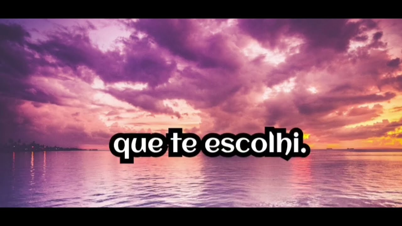 Foi Deus que te escolheu - Luiz Garcia ( Playback Legendado)