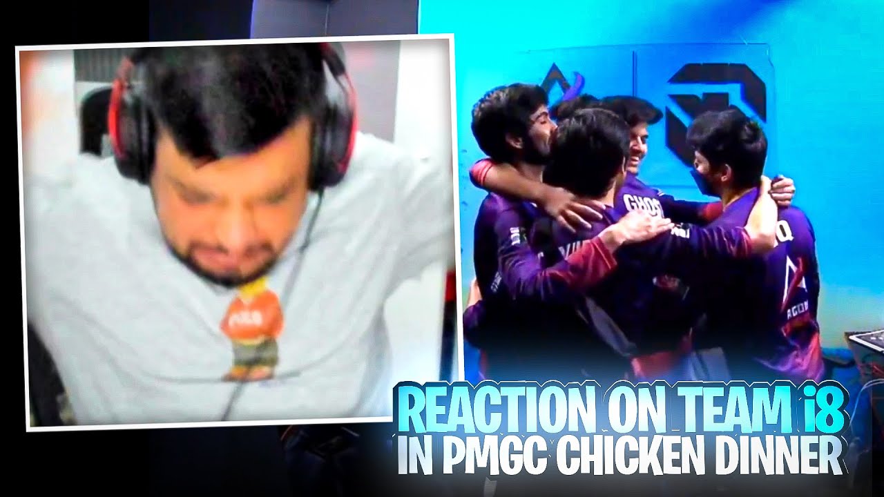 MY REACTION ON TEAM I8 CHICKEN DINNER 😭😱