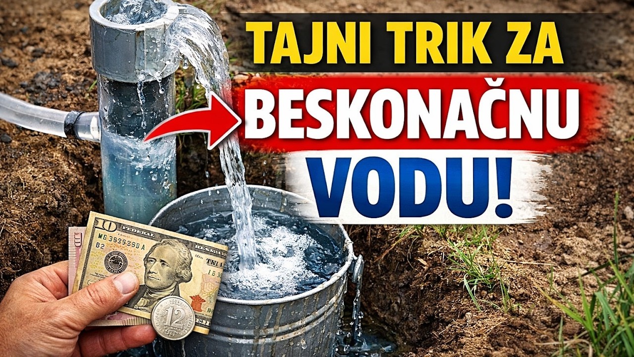 Zaboravljeni inženjerski trik od 12$: Tajna beskonačne vode je otkrivena!