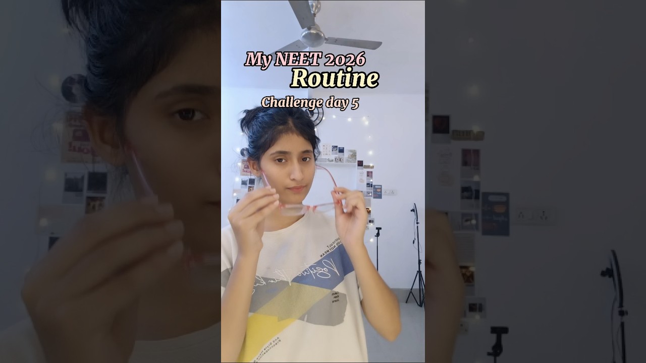 My NEET 2026 Routine📚 |Day 5 of 500 hr in 30 days challenge|🔥🧠#neet2026 #neetprep