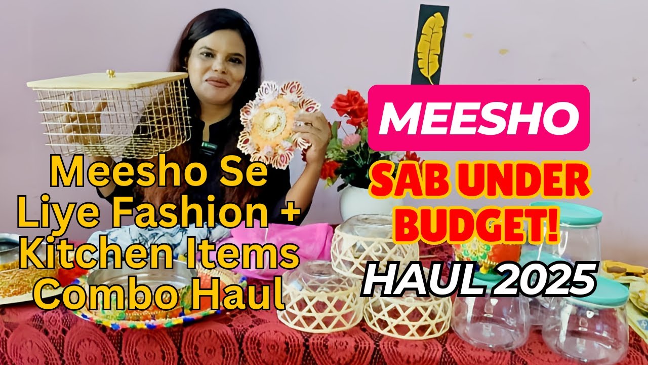 Meesho Se Liye Fashion + Kitchen Items Combo Haul 💥 Sab Under Budget! Meesho Random Finds Haul