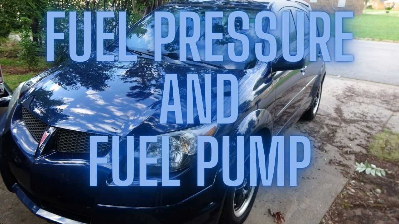 Pontiac Vibe Toyota Matrix Fuel Pump And Fuel Pressure Regulator  Replacement