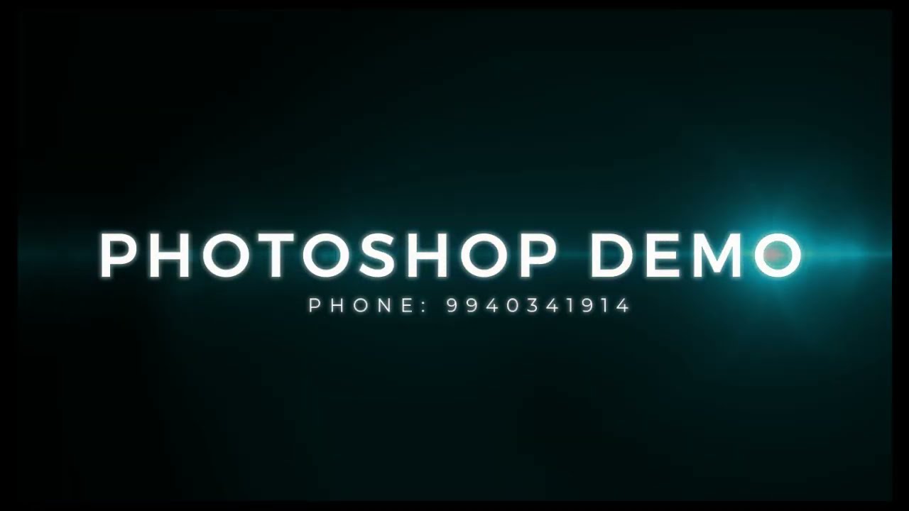 Photoshop Tutorial in Tamil | Demo | Designs Paradise