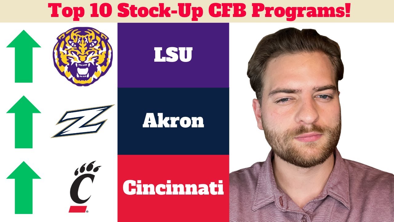 Top 10 Stock-Up College Football Programs!