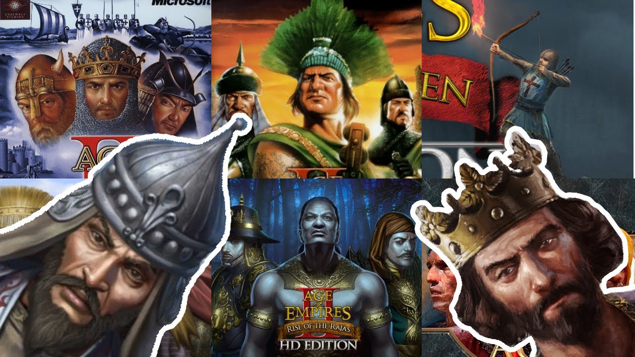 all 8 AoE2 Main Theme variations separately (including Last Khans and Lords of the West)