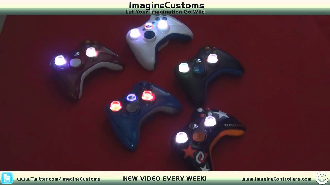 BRAND NEW CUSTOM PULSING ILLUMINATING CONTROLLERS (Custom Controller By @ImagineCustoms)