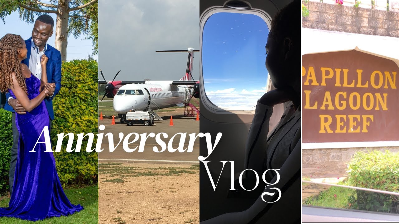 Anniversary Vlog Part 1:Our 1 year Anniversary || First time  flying on a plane || Kenyan Youtuber