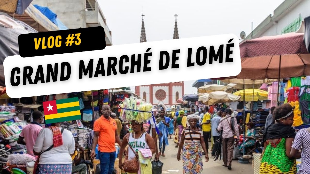 Vacances au Togo: Grand marché de Lomé |  Aïcha et Yamman vlog #3