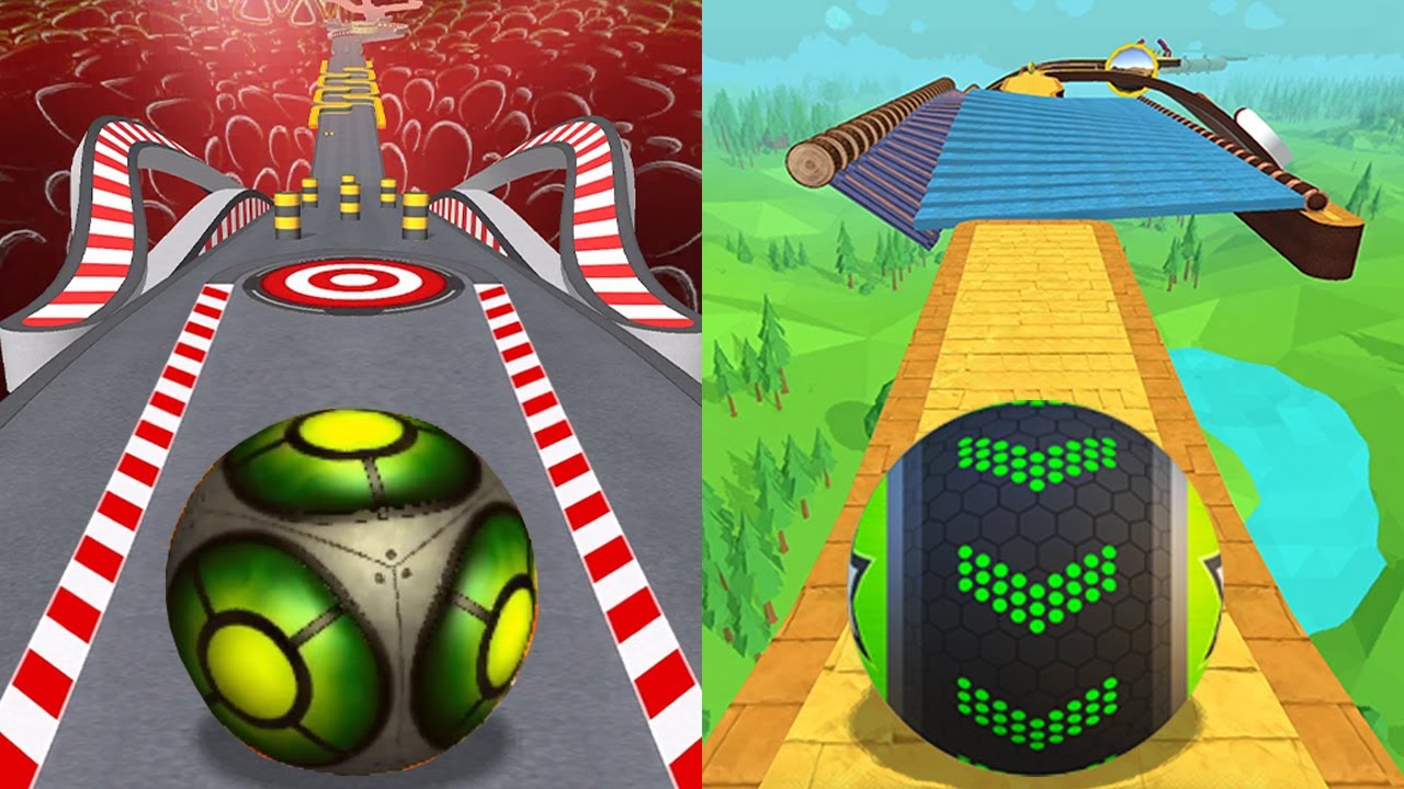 🌈 Going Balls VS Rolling Balance Ball 3D,Temple Rolling Balls,GyroSphere Trials,Action Balls