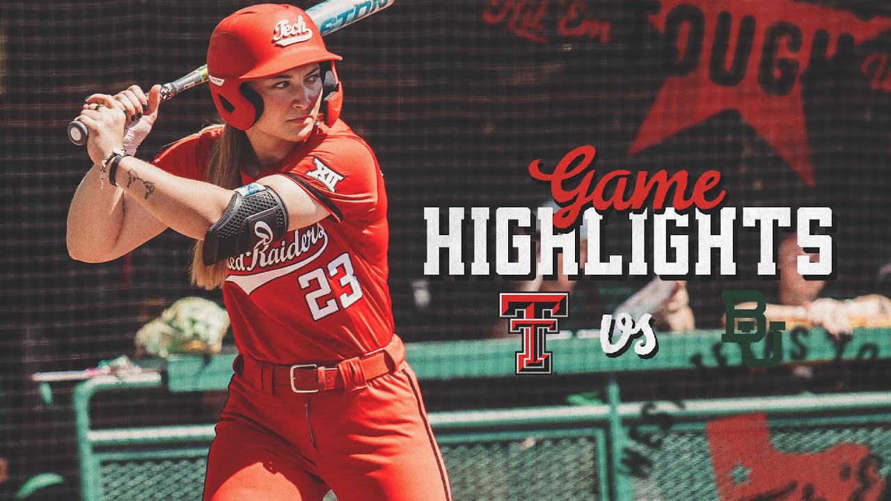 Texas Tech Softball vs. Baylor: Game 3 Highlights | 2025