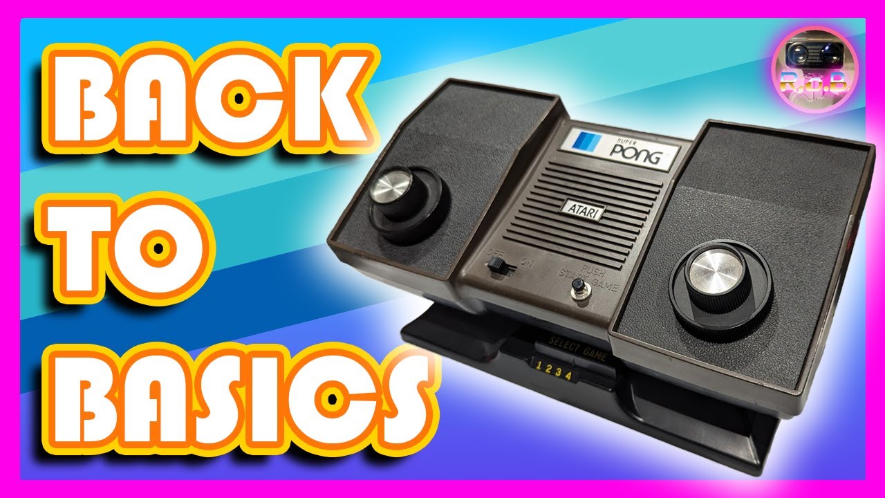 Oldest Console In My Collection! - Atari Super Pong (1976)