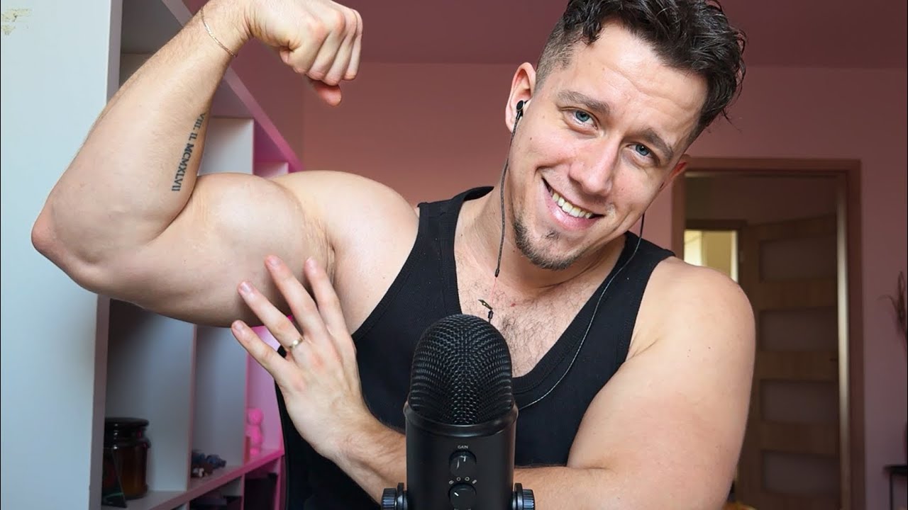 Muscle Tapping and Scratching, Hand Sounds ASMR