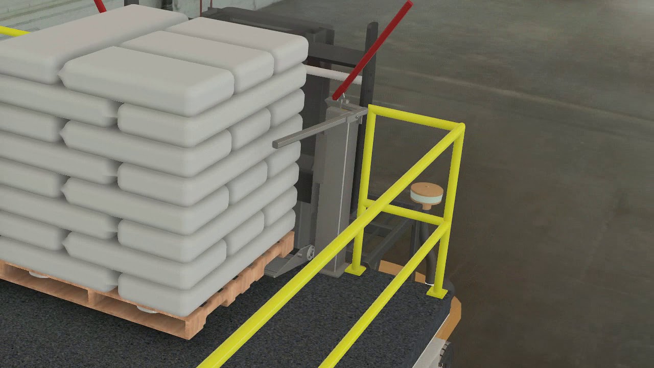 Levelizer® E4 Mezzanine Safety Gate (Loading Demo)