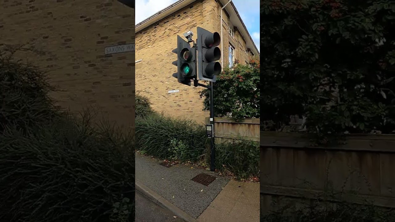 Halesworth: Saxons Way A144, PEEK Elite Traffic Lights Pelican Crossing