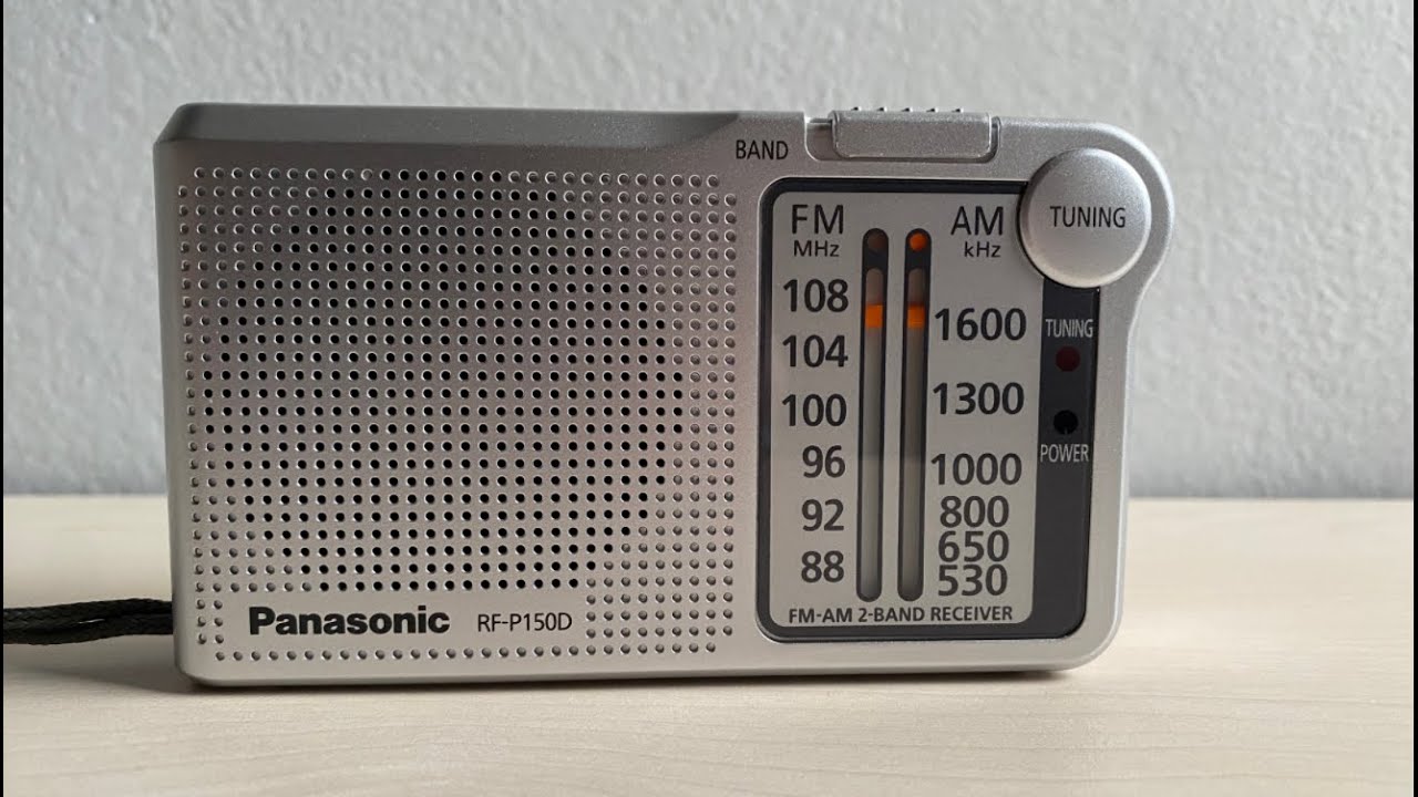 Panasonic RF-P150D radio unboxing
