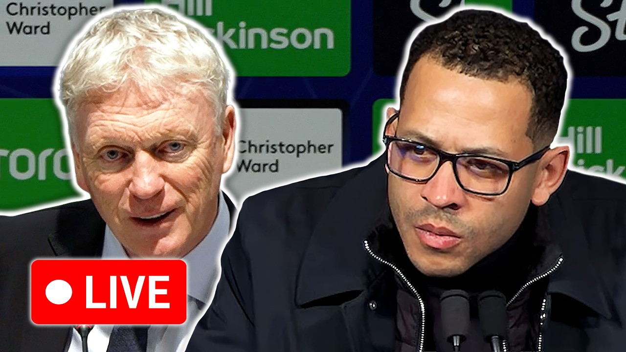 🔴 LIVE | Liam Rosenior and David Moyes post-match press conference | Everton 3-0 Chelsea