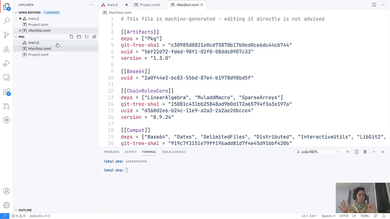 The Julia package manager (and why it's fantastic)