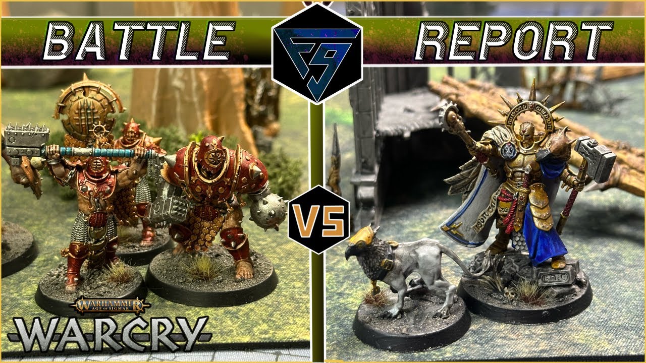 Warcry Battle Report: Iron Golems VS Thunderstrike Stormcast