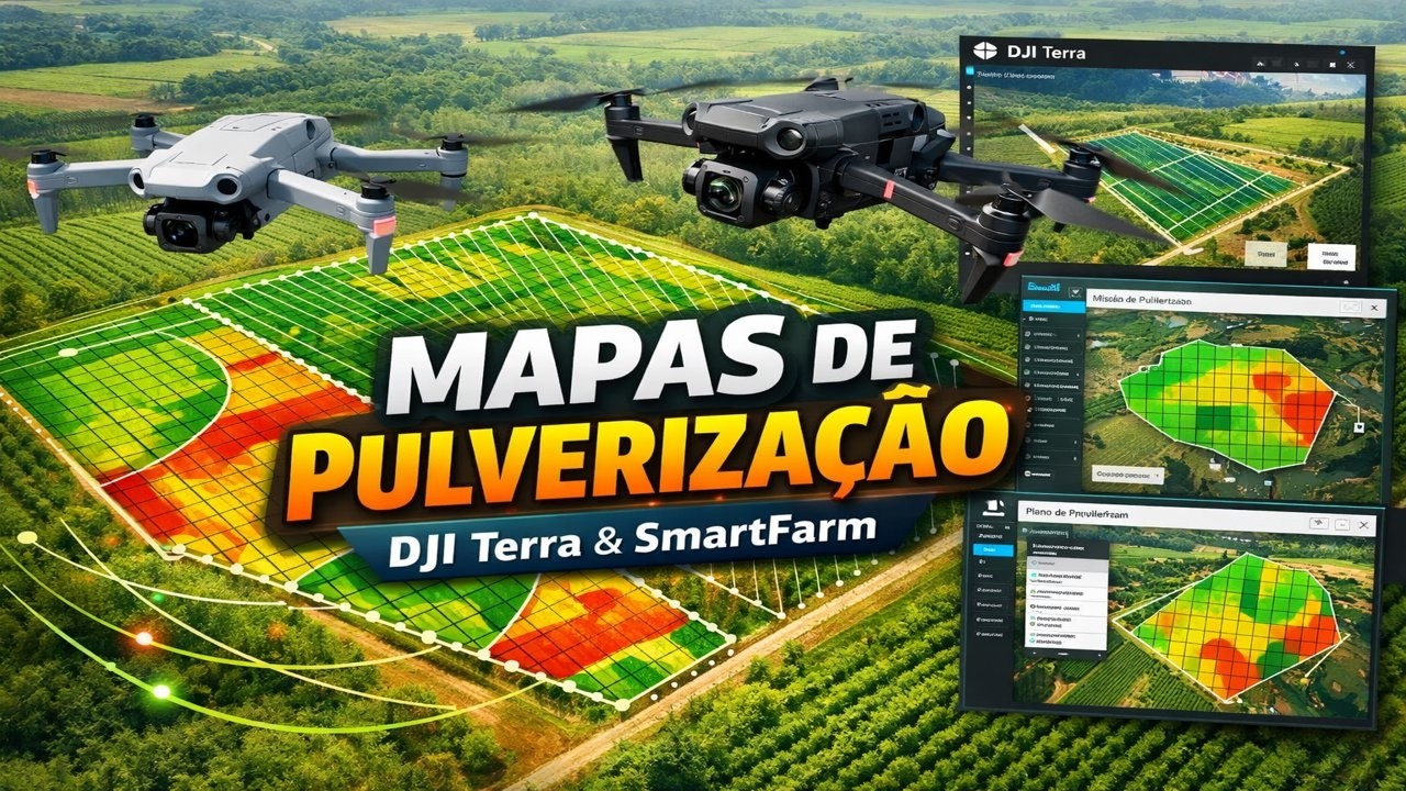 DJI Terra e DJI Smart Farm - Como gerar os mapas de pulverização.