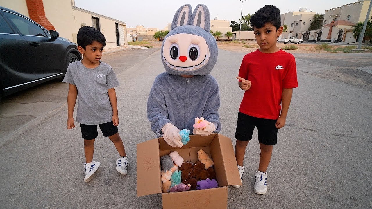 لابوبو يبكي انس ويويو يساعدونه شوفوا ايش صار ! LABUBU