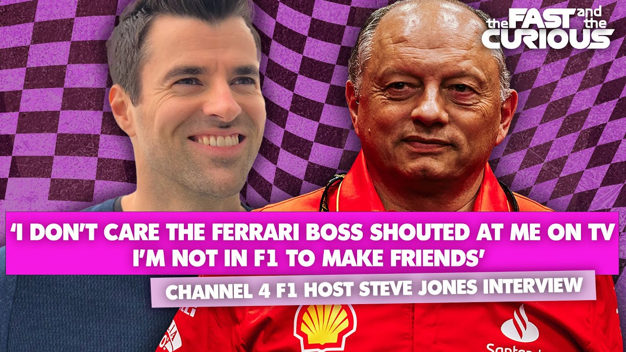 Steve Jones: I love F1, but I don't want to be their mates | Channel 4 F1 host interview