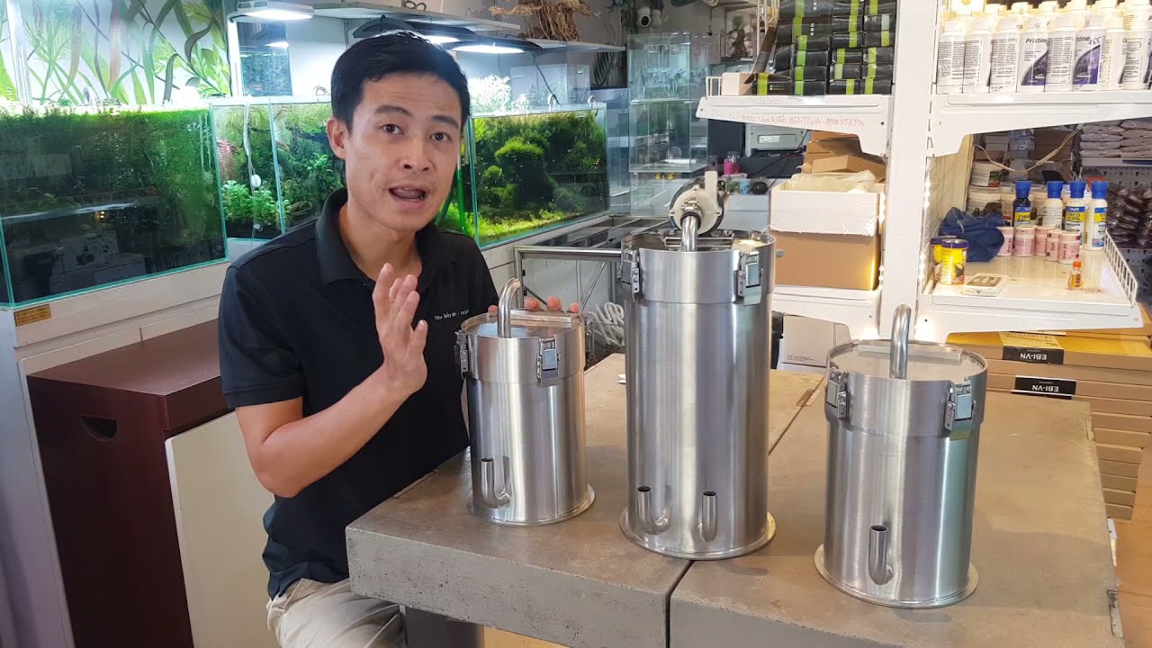 Hướng dẫn lắp đặt lọc thùng INOX có 2 đầu 