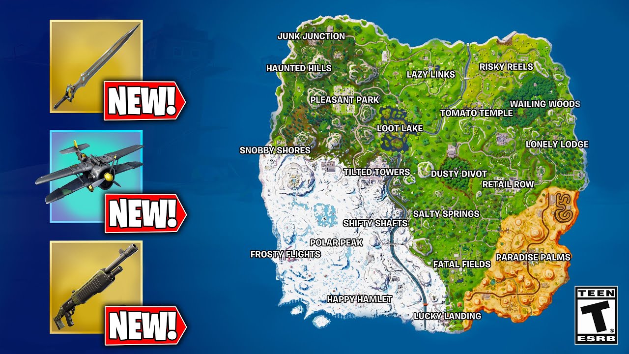 The NEW FORTNITE OG SEASON 7 Update! (Infinity Blade, Planes & MORE)