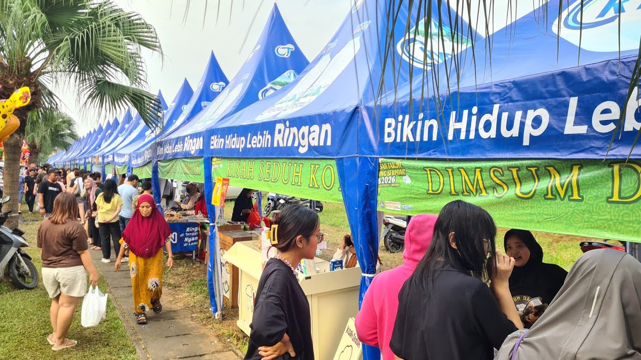 GOKIL !!! 50 TENDA KULINER KUMPUL DI PASAR TAKJIL GADING SERPONG 2026