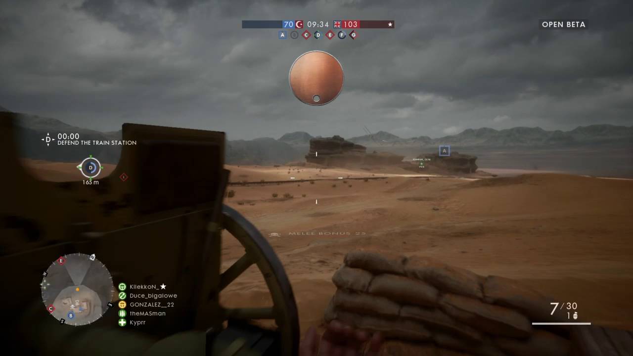 Battlefield&trade; 1 Open Beta Canon vs. Airplane