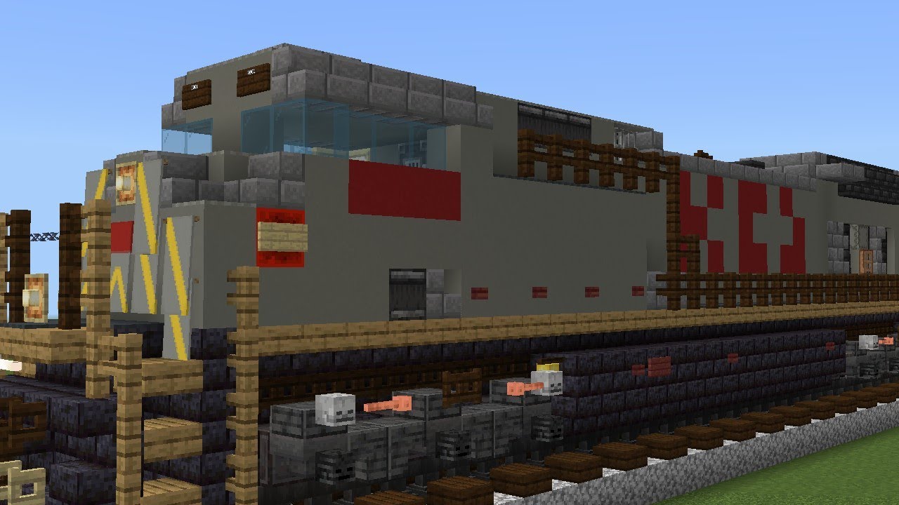 Minecraft KCS AC44CW Locomotive Time Lapse Speed Build