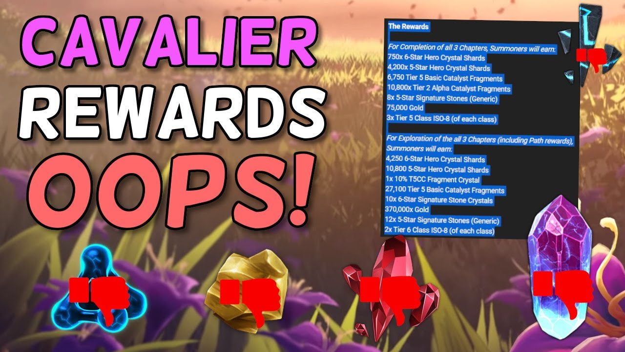 Cavalier Difficulty Rewards Seem a Bit Wet! | Marvel Contest of Champions