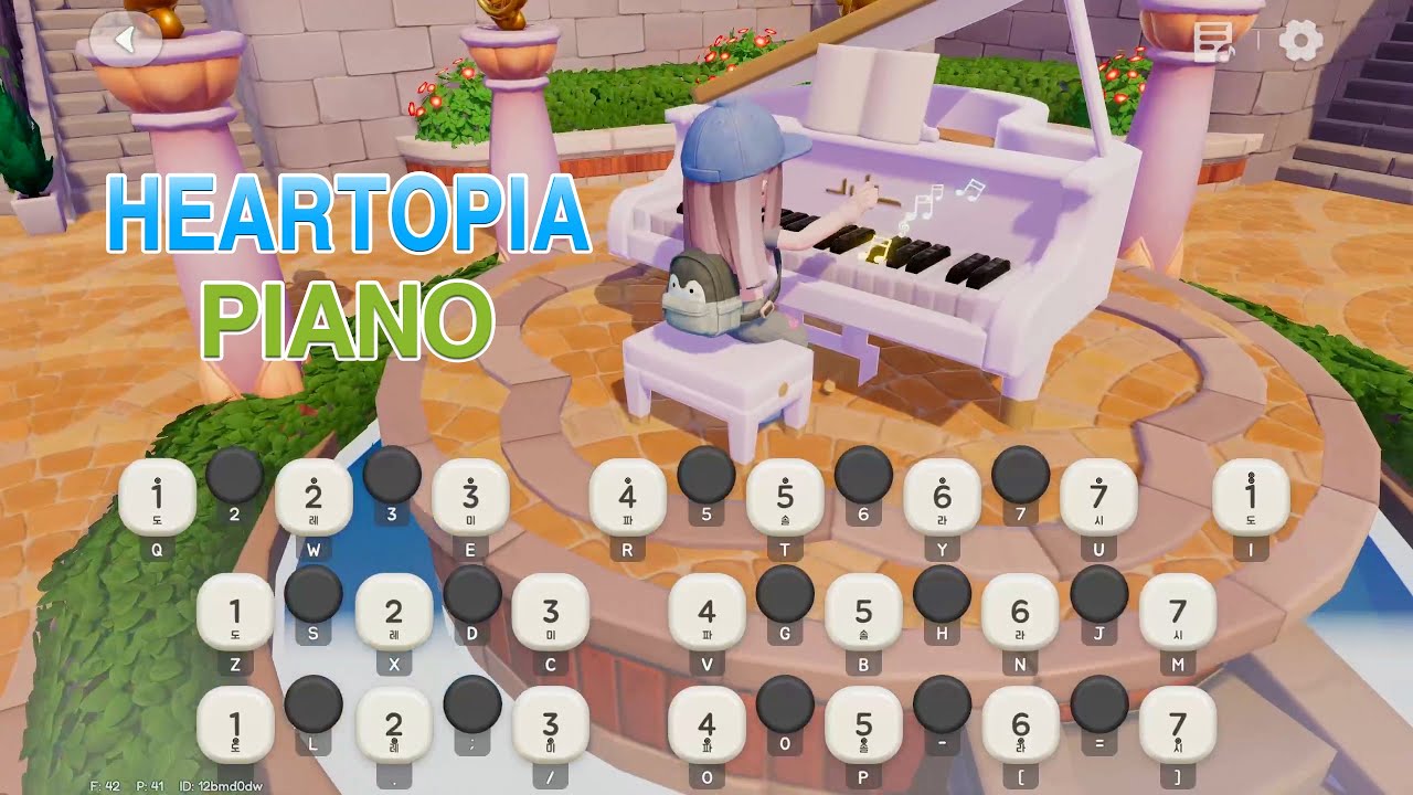 흰수염고래 윤도현밴드YBㅣ피아노 연주🎹 | Heartopia Piano 두근두근타운