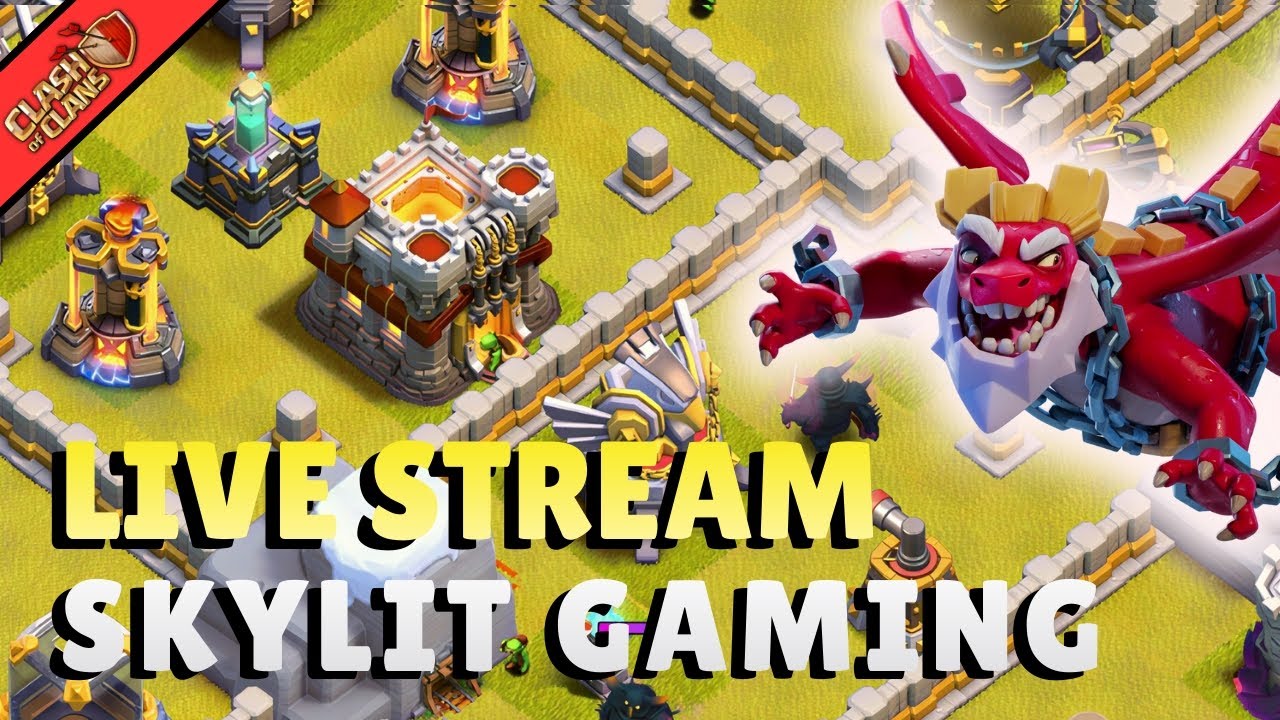 Clash of Clans LIVE 🔴 Send Your ID for Base Review | War Attacks + Tips | Skylit Gaming |#shorts