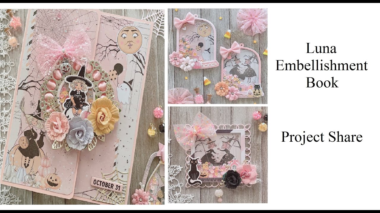 Halloween Embellishment Book Walk Through | Frank Garcia Luna Collection Project Share