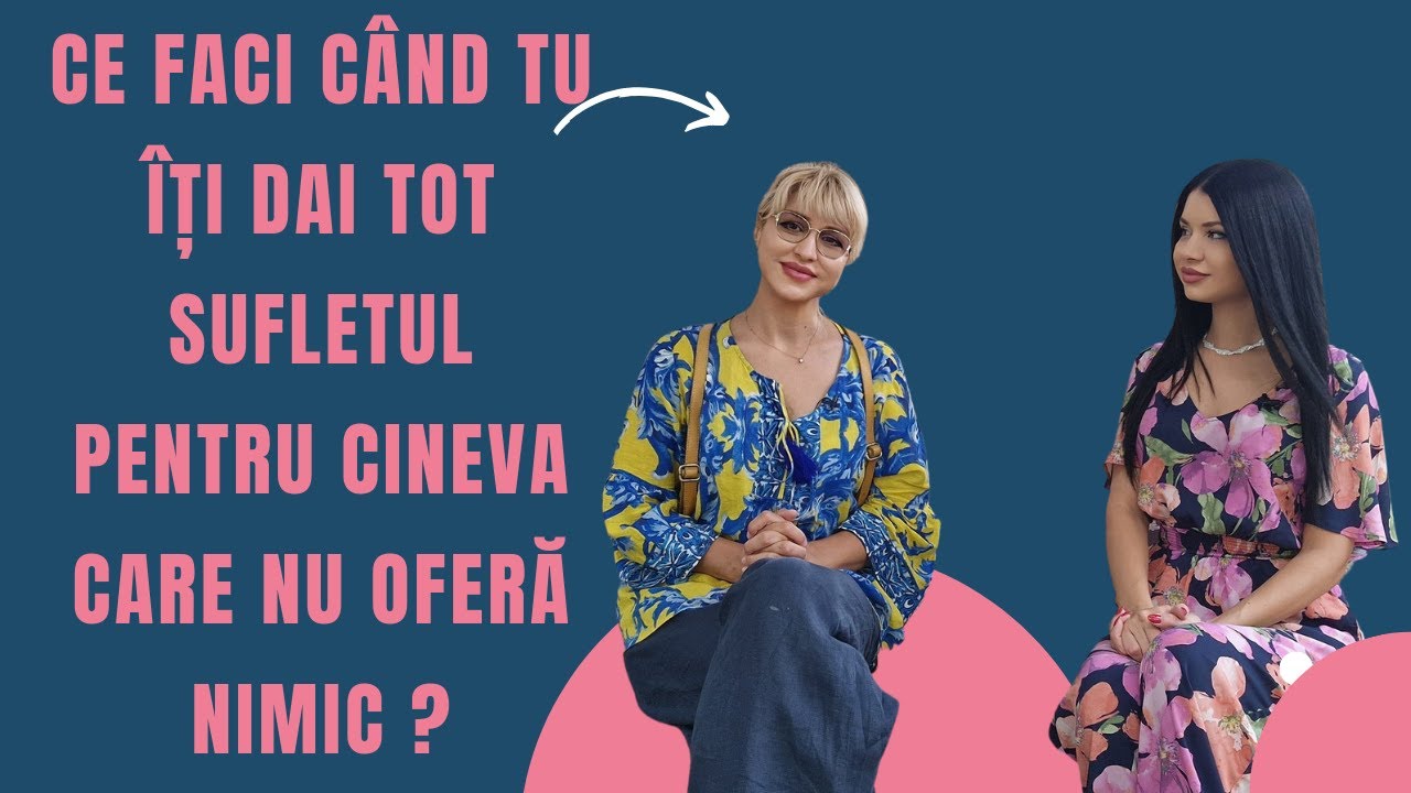 Ce faci când tu îți dai tot sufletul pentru cineva care nu oferă nimic ?