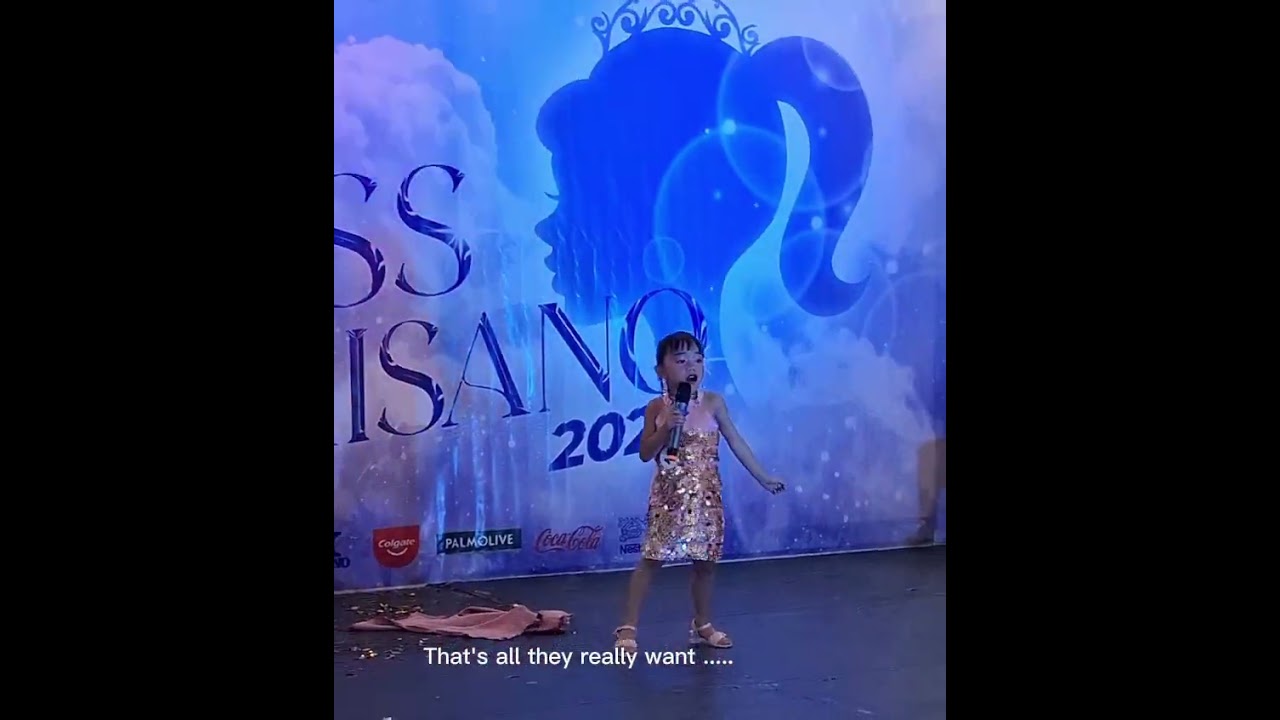 My 5 years old KC her talent during Miss little Gaisano Last May 2 , 2025