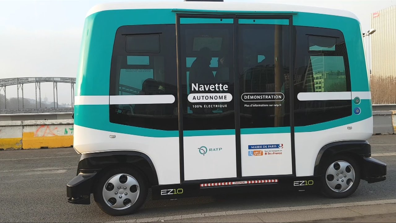 Paris inaugure sa mini-ligne de navette autonome