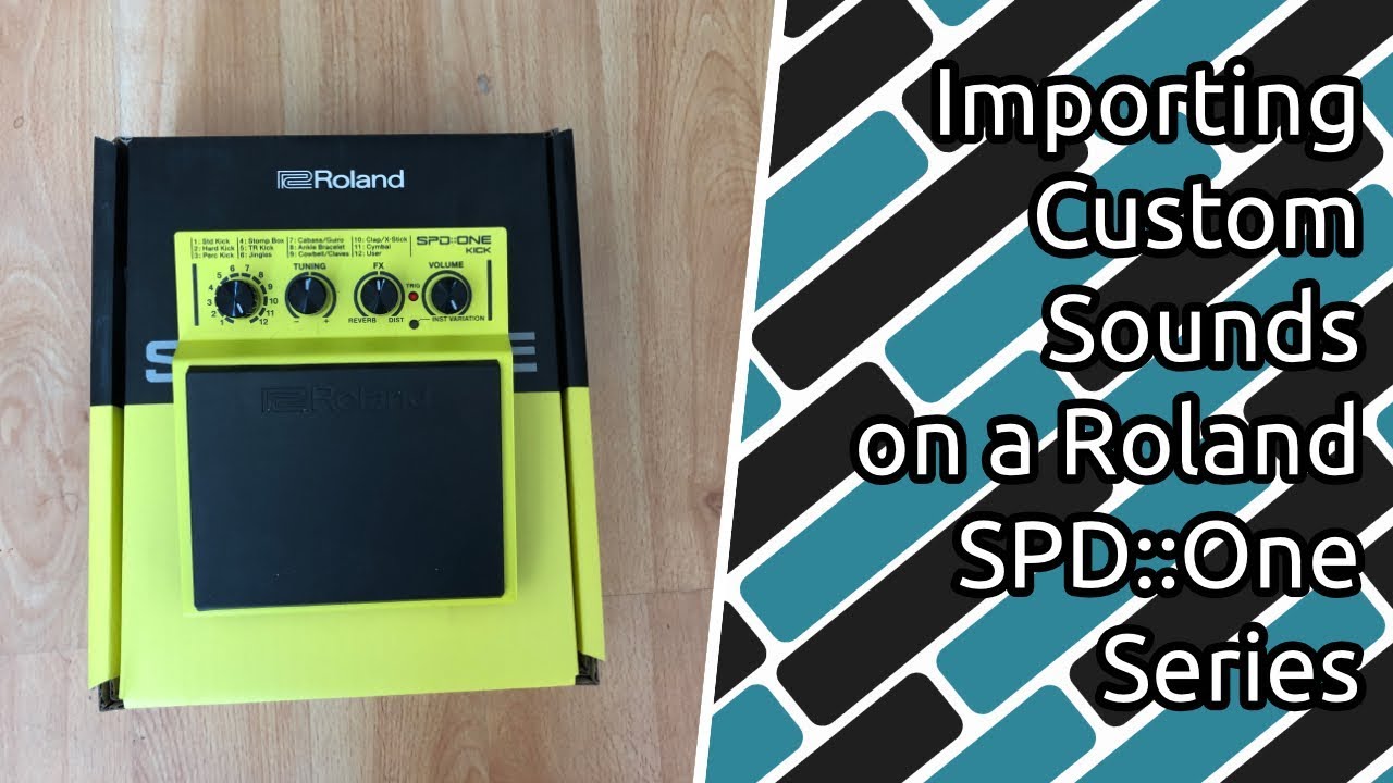 Учебное пособие: импорт пользовательских звуков на педаль серии Roland SPD::One