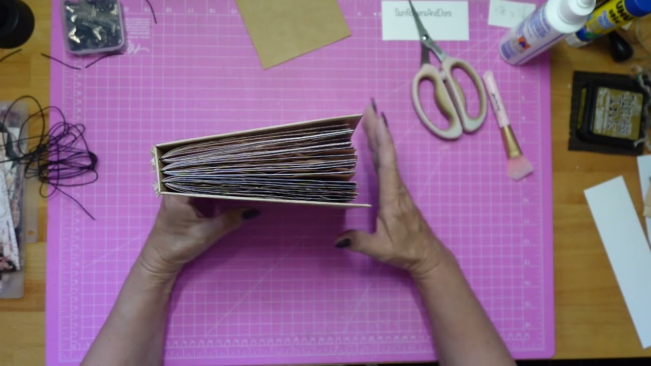 A Rustic Autumn Journal: Part 2-No Sew Binding 