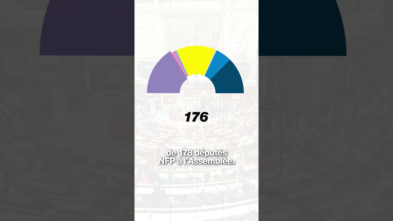 L&eacute;gislatives 2024 : Les r&eacute;sultats actualis&eacute;s au lendemain du second tour #shorts