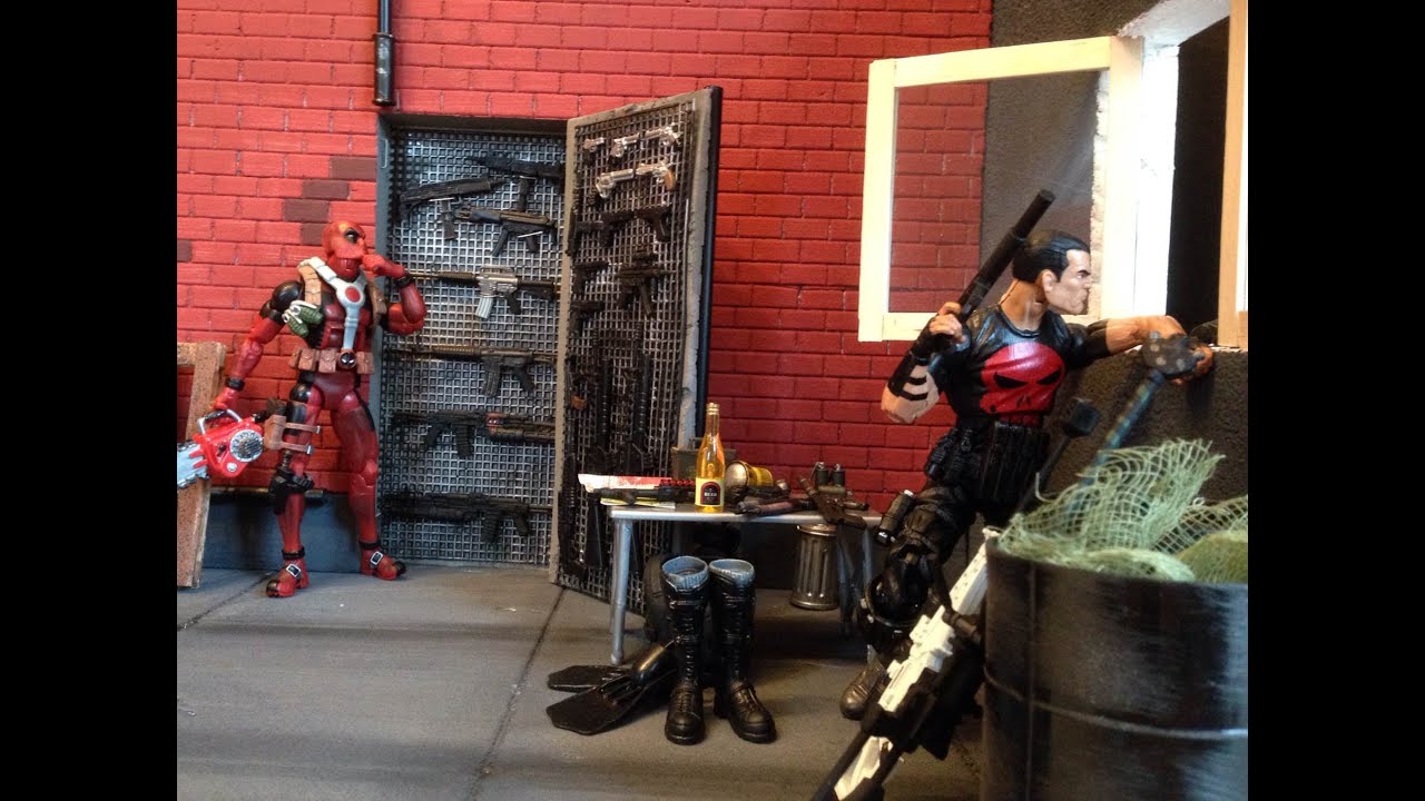 Marvel Legends Deadpool Armory Foam Diorama (6